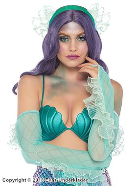 Mermaid, costume set, ruffles